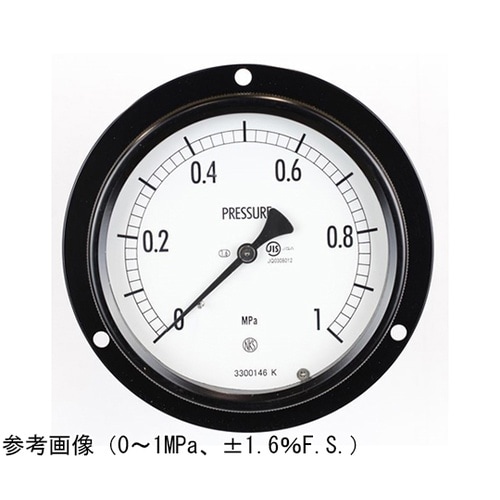 密閉型圧力計(100Φ) 埋込形D枠(取