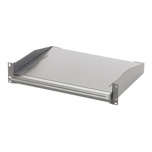 ラッチ付スライド収納棚 W482×H88