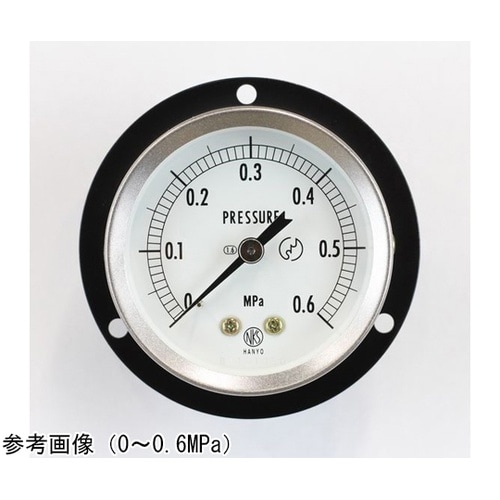 汎用型圧力計(60Φ) 埋込形D枠(取付