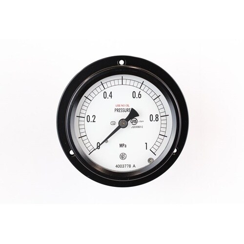 密閉型圧力計(75Φ) 禁油 埋込形D枠