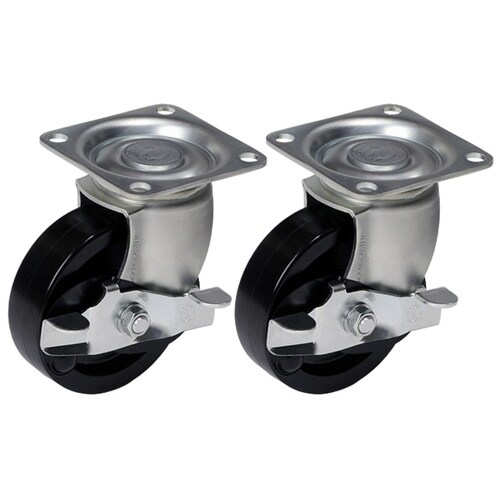 自在キャスター (ストッパー付) 2個