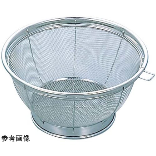 18−8 金ざる(引掛リング付)24cm