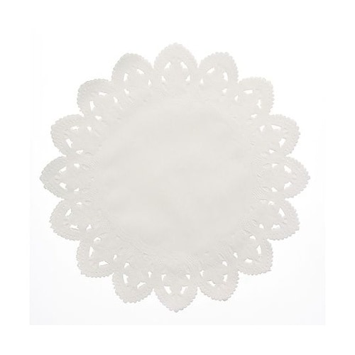 レースペーパー 丸型 12号 白 100