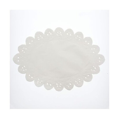 レースペーパー 小判型 18号 白 10