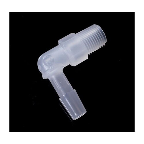 PP 1/8−27NPTオスネジ付きL型