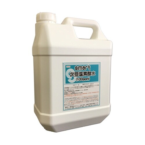 次亜塩素酸水 100ppm 4L×4本