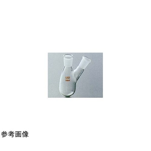 二ツ口長茄子形フラスコ 50mL 15/