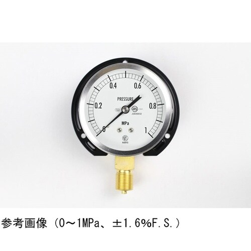 汎用型圧力計(75Φ) 立形B枠 0.6