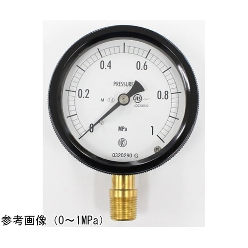 密閉型圧力計(75Φ) 立形A枠 蒸気用