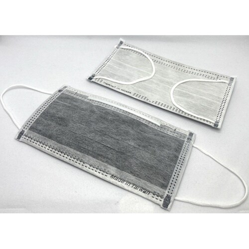 活性炭入マスク 耳掛け 50枚入 低発塵