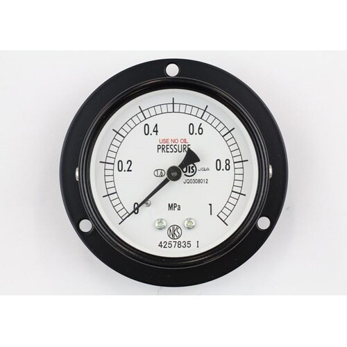 普通形圧力計(Φ60) 禁油 埋込形D枠