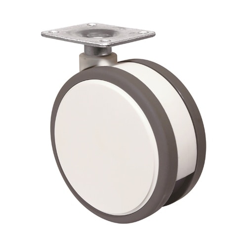 抗菌 双輪キャスター φ100 自在 プ