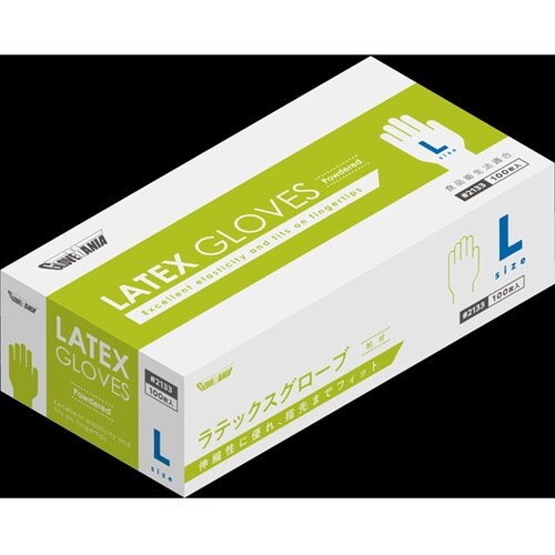 ラテックスグローブ 粉付 100枚入×2