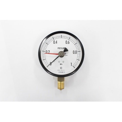 普通形圧力計(Φ100) 設置針付 立形