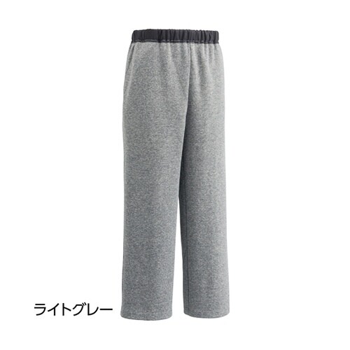 紳士おしりスルッとニットパンツ ライトグ