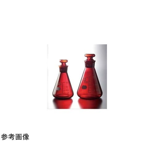 共栓三角フラスコ(茶褐色)10mL TS
