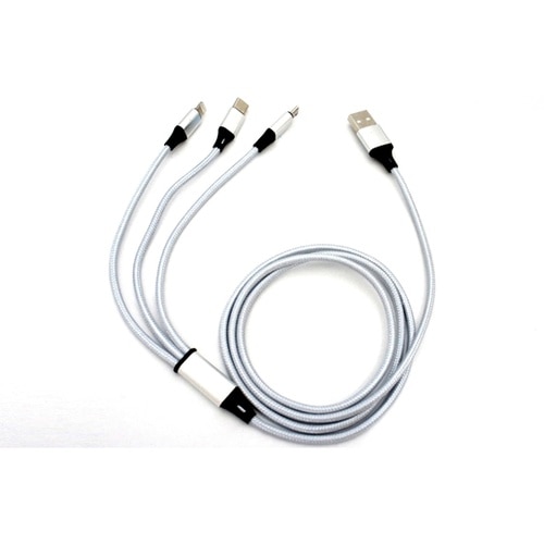 3in1スマートフォン用USBケーブルT