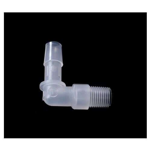 PP R1/8オスネジ付きL型アダプター