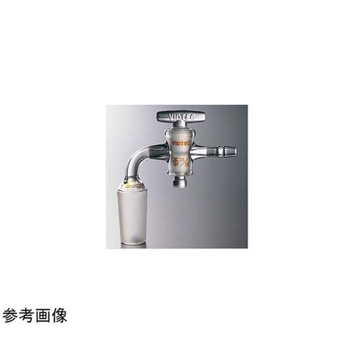 排気管曲管(PTFEコック)24/40透