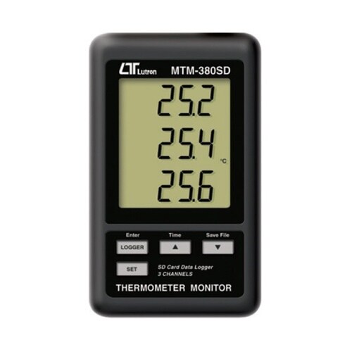 SDカード3ch温度モニター MTM−3
