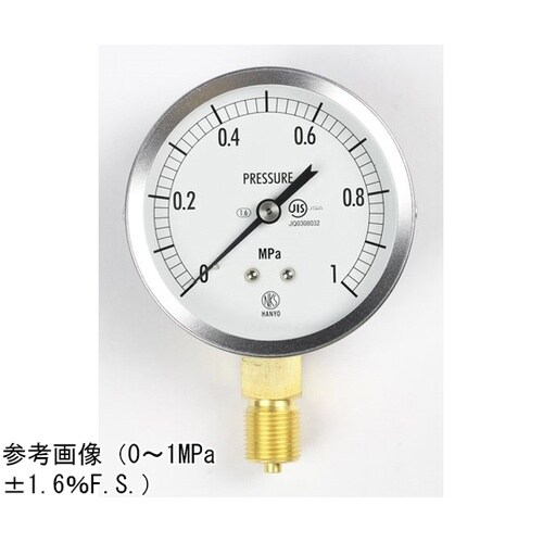 汎用型圧力計(75Φ) 立形A枠 3.5