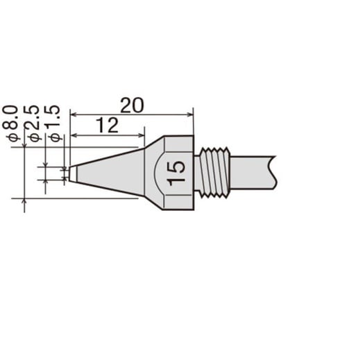 替こて先 TP−100N−15 TP−1