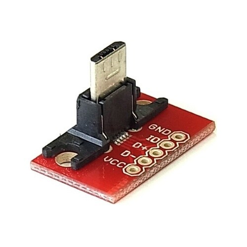 USBマイクロBコネクター・ピッチ変換基