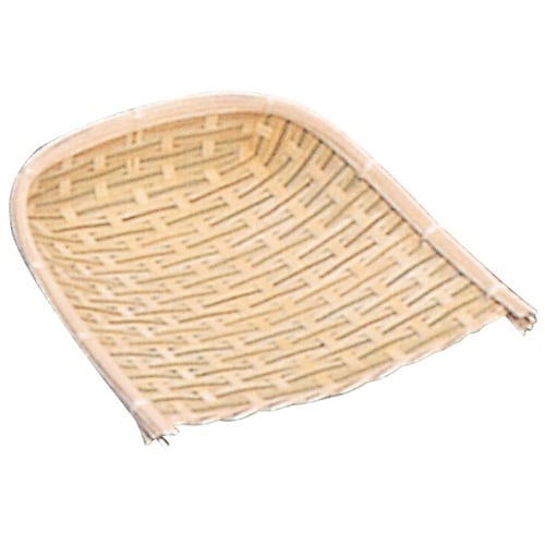 竹製盛皿(レンガ編テミ)大 28281