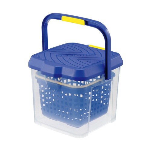 かしこいバケツ17L クリアーBu 32