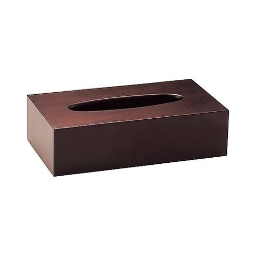 えいむ 木製ティッシュケース(大)ブラウ