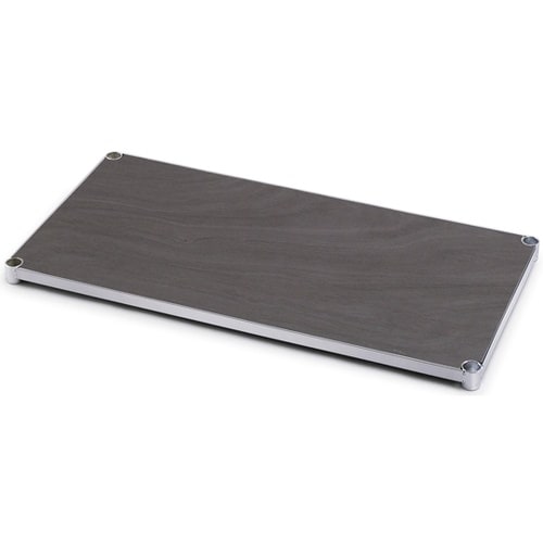 メタルラック ウッディ棚板 ダークブラウ