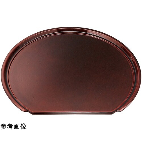 尺3 半月フライト盆 溜SH塗 5030