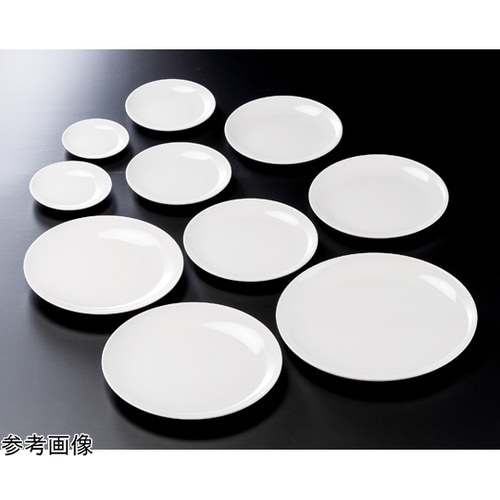 メラミン 33cm 丸皿 ホワイト 51