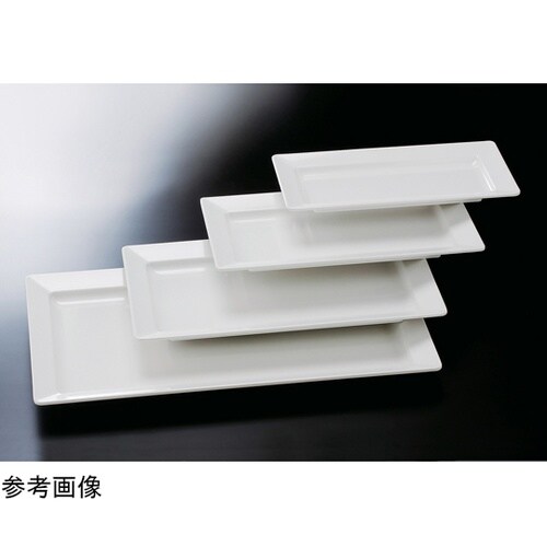 メラミン 71cm 隅丸長角盛皿 ホワイ