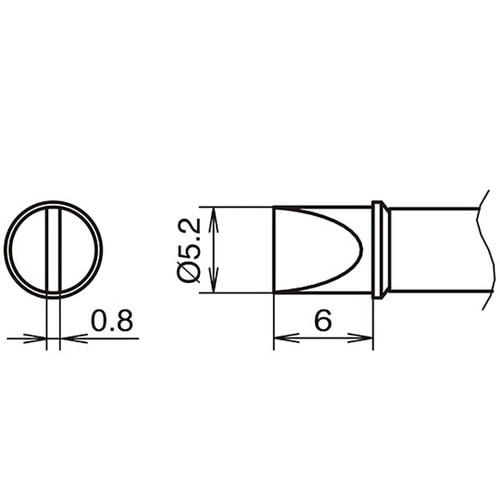こて先5.2D型 350℃ FX−100