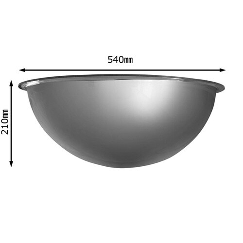 半球ミラー スタンダード 540×210