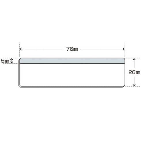 ベーシックフロストホワイト 水縁磨 76