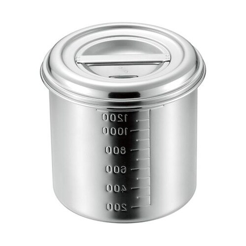 18−8 目盛付 深型キッチンポット 1