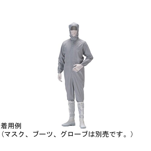 作業服 クリーンウェア フード一体型つな