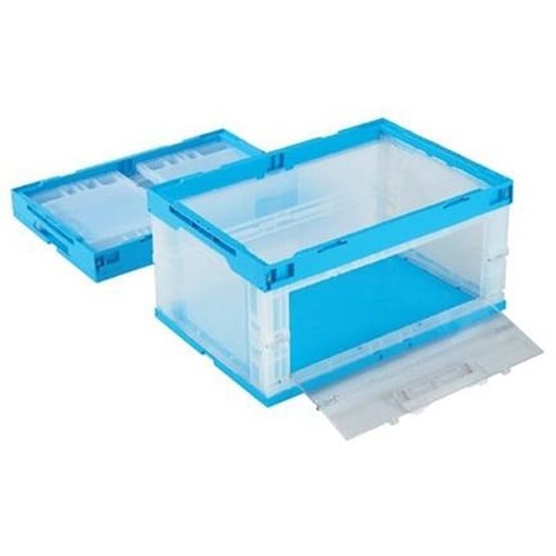 折りたたみコンテナー ブルー CB−75