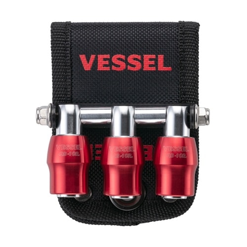 クイックキャッチャー3連ホルダー赤 1式