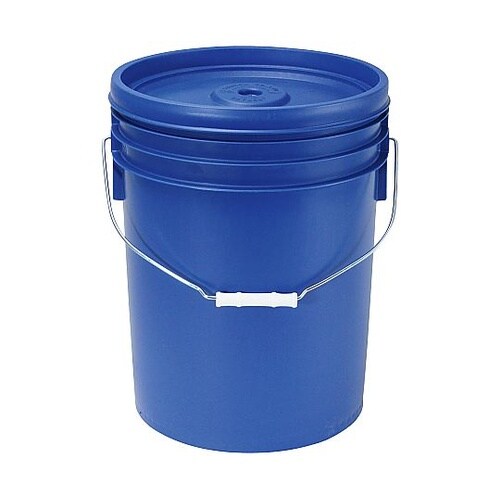 トスロン 丸型 密閉容器 20L ブルー