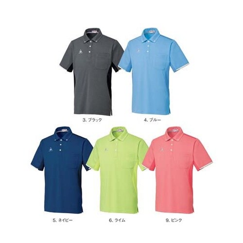 ニットシャツ 5 ネイビー LL UZL