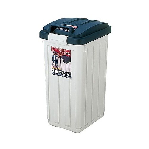 ハンドル付 カラー分別ペール 45 ブル