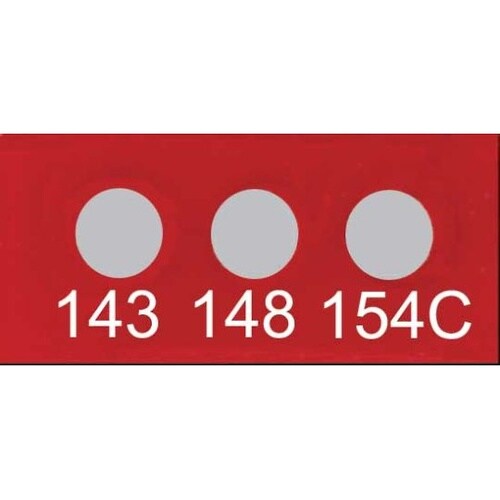 テンプ・プレート 8mm×3mm 430