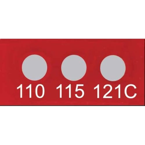 テンプ・プレート 8mm×3mm 430