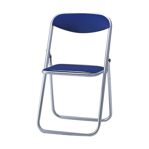 軽量折りたたみ椅子 アルミ ブルー SC