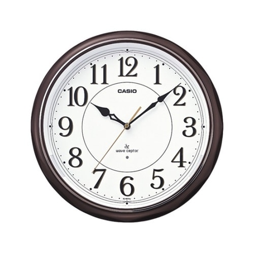 IQ1051NJ5JF掛け時計濃茶