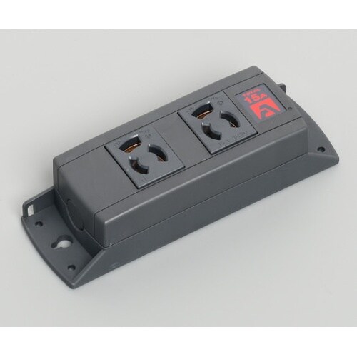 KU1140−BK 抜止OAタップ2個口