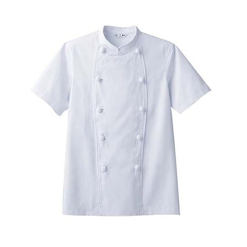1201120男女コックコート半袖 M